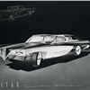Scimitar Town Car Phaeton Proposal by Brooks Stevens, 1957
