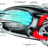 Bugatti Vision Gran Turismo (2015) - Design Sketch - Side Intake