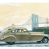 1933 Pierce Silver Arrow - Illustrated by Leslie Saalburg