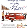 Pontiac Ad (January, 1957) - Super Chief 4-Door Safari - People going places are going Pontiac!