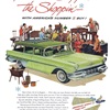Pontiac Ad (May, 1957) - Star Chief Station Wagon - Pontiac's Stoppin' the Shoppin' — with America's Number One Buy!