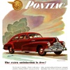 Pontiac Sedan-Coupe Ad (April, 1947): The extra satisfaction is free!