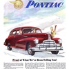 Pontiac Streamliner 4-Door Sedan Ad (December, 1947–January, 1948): Proof of What We've Been Telling You!
