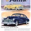 Pontiac DeLuxe Torpedo Convertible/DeLuxe Streamliner Sedan Coupe Ad (August, 1948): Your first Pontiac won't be your last!