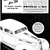 Pontiac De Luxe Eight 2-Door Touring Sedan Ad (1936): Pontiac sets the pace for '36 - in beauty, economy and long life