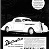 Pontiac De Luxe Eight Coupe Ad (1936): Distinction that a low-price car has never known before