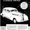 Pontiac De Luxe Six 4-Door Sedan Ad (April-May, 1936): We dare not disappoint a single owner