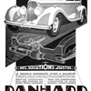 Panhard Advertising (1933): Graphic by Alexis Kow - Des solutions justes