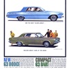 Dodge Polara 4-Door Hardtop and Dart GT 2-Door Hardtop Ad (1963): Hey, look us over. The dependables are here! - See the most talked-about... Walked-about cars at the show
