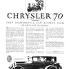Chrysler "70" Ad (April, 1927): Smartness - Illustrated by Fred Cole