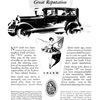 Chrysler "70" Ad (July, 1927): Charm - Illustrated by Fred Cole