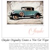 Chrysler "75" 2-Passenger Coupe Ad (November, 1928) - Illustrated by Fred Cole