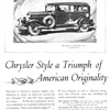 Chrysler "75" Royal Sedan Ad (October-November, 1928) - Illustrated by Fred Cole