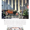 Cadillac/LaSalle Ad (January, 1929): Threadneedle Street - Illustrated by Edward A. Wilson