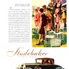 Studebaker President Eight Convertible Cabriolet for Four Ad (June, 1929): Opening Day at the Races... Belmont Park - Illustrated by Harry Laverne Timmins