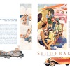 Studebaker President Eight Victoria, Commander Eight Brougham and President Eight State Roadster for Four Ad (July, 1929): Southampton Sparkling Sands...Long Island...Where One Meets Those Who Know Fine Cars - Illustrated by Harry Laverne Timmins