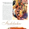 Studebaker Commander Regal Roadster for Four Ad (August, 1929): Southampton Sparkling Sands...Long Island...Where One Meets Those Who Know Fine Cars - Illustrated by Harry Laverne Timmins