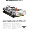 Chevrolet Fleetside Pickup Ad (1967): Your load won't leave its mark on Chevy's good looks.