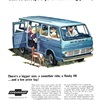 Chevrolet Sportvan 108 Ad (1967): New Chevy Sportvan leaves nothing to be desired (except trips to fascinating places)