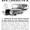DeSoto Six Ad (October, 1928): Pioneer of New High Values in the Field of Low Priced Sixes - Illustrated by George Shepherd