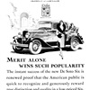 DeSoto Six Ad (December, 1928): Merit Alone Wins Such Popularity