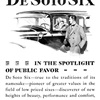 DeSoto Six Ad (October, 1928): In the Spotlight of Public Favor - Illustrated by George Shepherd