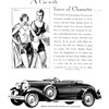 Dodge Senior Roadster Ad (June–July, 1929): A Car with Force of Character - Illustrated by John Gannam