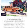 La Salle V-8 Town Sedan Ad (April, 1933) – Illustrated by Edward A. Wilson