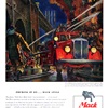 Mack Trucks Ad (December, 1942): Pouring it on... Mack Style - Illustrated by Peter Helck