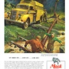 Mack Trucks Ad (1942): It goes on... And on... And on! - Illustrated by Peter Helck 