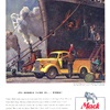 Mack Trucks Ad (1943): Its middle name is... Work! - Illustrated by Peter Helck