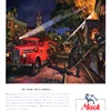Mack Trucks Ad (May, 1944): No time to gamble... - Illustrated by Peter Helck