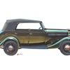 ГАЗ–11-40 (ГАЗ–М1 с кузовом «фаэтон»), 1938–1940 – Рисунок А. Захарова / Из коллекции «За рулём» 1979-8