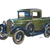 ГАЗ–4 (ГАЗ–А с кузовом «пикап»), 1933–1937 – Рисунок А. Захарова / Из коллекции «За рулём» 1982-2