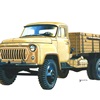 ГАЗ–53А, 1965 (1961–1967) – Рисунок А. Захарова / Из коллекции «За рулём» 1982-10