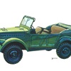 ГАЗ–69А, 1953–1972 – Рисунок А. Захарова / Из коллекции «За рулём» 1982-7