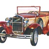 ГАЗ–А, 1932–1936 (100-тысячный автомобиль ГАЗ, 17 апреля 1935) – Рисунок А. Захарова / Из коллекции «За рулём» 1982-1