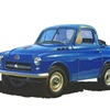 ГАЗ–М73 (Прототип автомобиля повышенной проходимости «Москвич–410»), 1955 – Рисунок А. Захарова / Из коллекции «За рулём» 1987-1