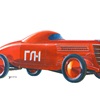 ГЛ–1, 1940 – Рисунок А. Захарова / Из коллекции «За рулём» 1978-3