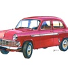 Москвич–403ИЭ, 1962–1965 – Рисунок А. Захарова / Из коллекции «За рулём» 1980-9