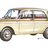 Москвич–408 (Миллионный экземпляр), 1964–1975 – Рисунок А. Захарова / Из коллекции «За рулём» 1980-10
