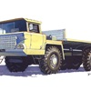 Экспериментальный автомобиль НАМИ–076 «Ермак», 1963 – Рисунок А. Захарова / Из коллекции «За рулём» 1987-5