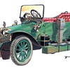 Руссо-Балт С24/30 (VII серии с кузовом дубль-фаэтон), 1911 – Рисунок А. Захарова / Из коллекции «За рулём» 1981-1