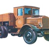 ЯГ–10 (Первый отечественный трехосный грузовик), 1932–1935 – Рисунок А. Захарова / Из коллекции «За рулём» 1979-2