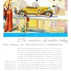 Franklin Series Fifteen DeLuxe Roadster Ad (July, 1931): Illustrated by Elmer Stoner