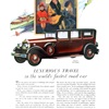 Franklin Airman Limited Ad (November, 1928): Sedan Seven Passengers - Illustrated by Raymond Thayer
