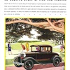 Ford Model A Coupe Ad (April, 1930): An Admired Grace of Line and Contour