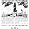 Rolls-Royce Ad (November, 1926): Illustrated by Rockwell Kent 