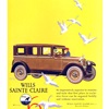 Wills Sainte Claire Six Sedan Ad (October-November, 1925): Illustrated by Myron Perley