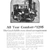 Essex Coach Ad (August, 1922) – Illustrated by Roy Frederic Heinrich – All Year Comfort